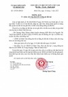 Thông báo Niêm yết hồ sơ đất đai Chương Nhục Phóng