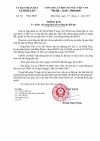 Thông báo Niêm yết công khai hồ sơ đất đai Điểu Tấn