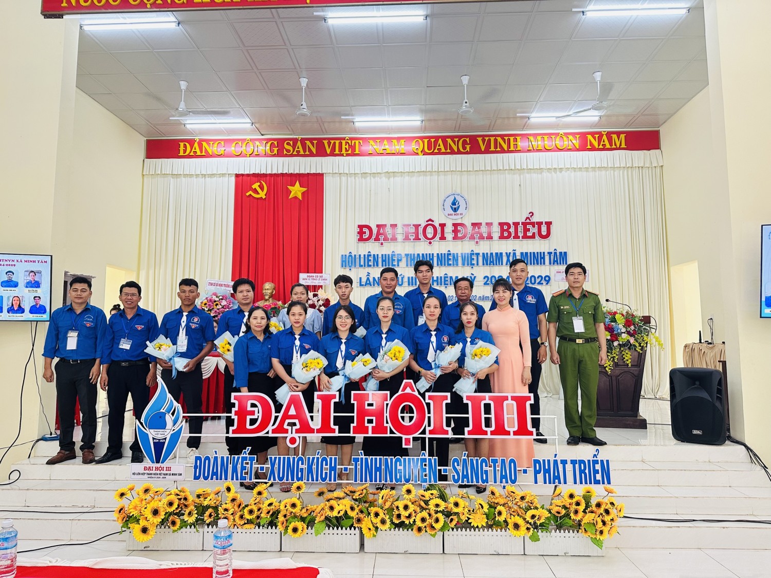 ĐẠI HỘI ĐẠI BIỂU HỘI LIÊN HIỆP THANH NIÊN VIỆT NAM XÃ MINH TÂM, LẦN THỨ III, NHIỆM KỲ 2024 – 2029