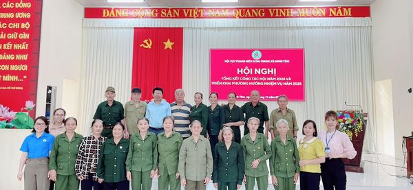 HỘI CỰU THANH NIÊN XUNG PHONG XÃ MINH TÂM TỔ CHỨC HỘI NGHỊ TỔNG KẾT NĂM 2024