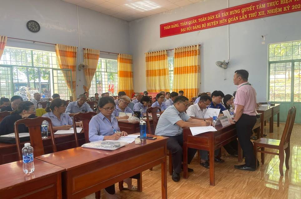 Điểm giao dịch xã tại UBND xã Tân Hưng